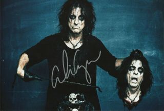 Alice Cooper Autographed Signed Photo