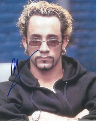 A.  J.  Mclean Backstreet Boys Signed Authentic 8x10 Photo W/coa Singer Aj