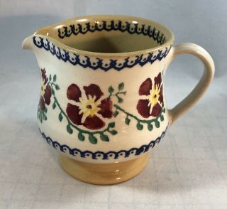 Nicholas Mosse Pottery Creamer Pitcher Old Rose Pattern Ireland Discontinued