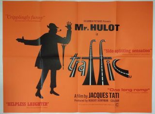 Mr.  Hulot In Traffic Aka Trafic 1972 Uk Quad Cinema Poster Jacques Tati