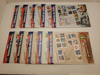 U.  S.  Postage Stamps Celebrate The Century 1990 - 1990 Complete Set Of 10