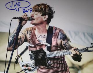 John Dwyer Thee Oh Sees Face Stabber Smote Reverse Orc Signed 8x10 Photo E4