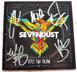 Sevendust Kill The Flaw Cd Signed By All Auto Lajon Witherspoon Morgan Rose Qty.