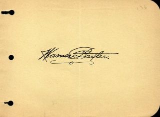 Warner Baxter Autograph.  Nicely Signed.  The Cisco Kid.  Academy Award Winner.