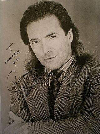 Terrific Hand Signed Photo Of Armand Assante - Starred In " Gotti " - Emmy Award