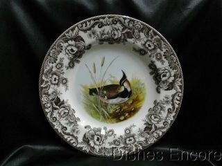 Spode Woodland Lapwing Game Bird,  England: Dinner Plate (s),  10 3/4 ",  Box