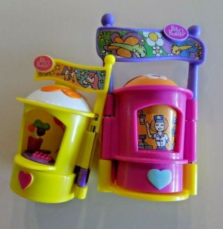 Polly Pocket Pollyworld 2002 Amusement Park Ticket Booth,  Carnival Games