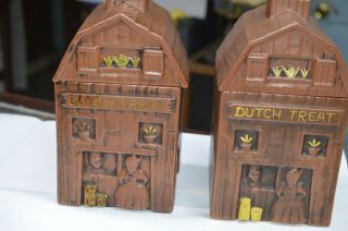 Vintage Dutch Treat Barn Mccoy Ceramic Cookie Jar 1968 - 73 13 X 7 X 6 "