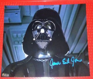 James Earl Jones Hand Signed Autographed Photo 8 X 10 W/holo Darth Vader