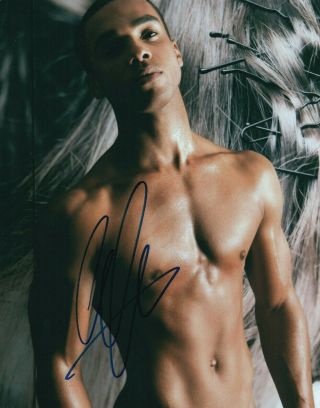 Lucien Laviscount Shirtless Actor Hand Signed 8x10 Autographed Photo 4
