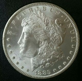 1883 Cc $1 Morgan Silver Dollar Gsa Uncirculated Issue Ngc Ms65