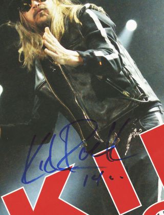 Kid Rock Autographed Signed Concert poster I Am The Bullgod 3
