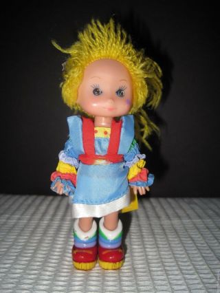 Vintage 1983 Hallmark Rainbow Brite Bright 4.  5 " Action Figure Doll
