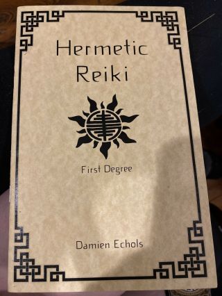 Damien Echols Hermetic Reiki First Degree Signed West Memphis Three Wm3