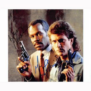 Mel Gibson & Danny Glover - Lethal (64534) - Autographed In Person 8x10 W/