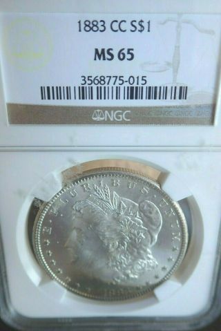 1883 Cc Ngc Ms65 Morgan Dollar