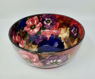 Vintage H K Tunstall England Pottery Bowl Flowers