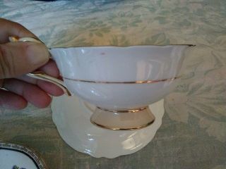 RARE Vintage Paragon Double Warrant Tea Cup & Saucer. 3
