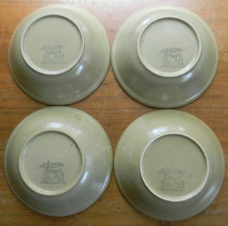 Four Vintage Mikasa COUNTRY CABIN 6.  75 
