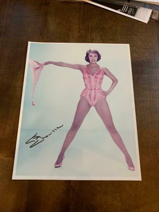 Actress - Cyd Charisse - Autographed/signed 8x10 Photo