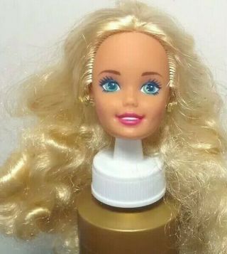 Head : Barbie Doll : Superstar Face : Blonde : Green Eyes : Ooak : Unboxed