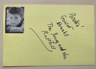 Signed @ Age 8 In 1981 - Andre Gower - The Monster Squad - Baby Frankenstein