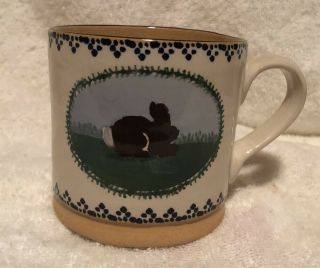 Landscape Bunny By Nicholas Mosse Pottery Large 3.  5” Mug 12 Oz Made In Ireland