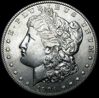 1904 - S Morgan Dollar Silver - - - - Stunning - - - - B932