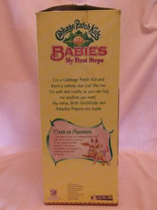Cabbage Patch Kids Doll Babies My First Steps 3