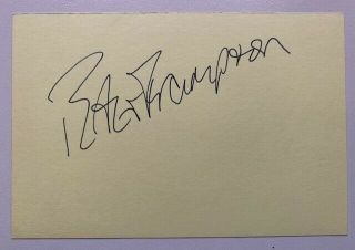 Peter Frampton - Autographed In 1976 - Show Me The Way