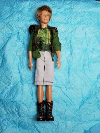 2009 Mattel Barbie Ryan Ken Doll Rooted Blonde Hair Jointed With Outfit