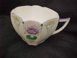 Shelley (england) Queen Anne Pansy Cup Only (no Saucer. ) - -