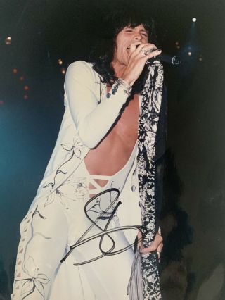 Autographed Steven Tyler Photo - Aerosmith 57096 - Autographed 8x10 Photo W/coa