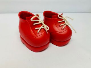 Cabbage Patch Kid Dolls Shoes Red For 16 " Modern Cpk Collectible Doll Shoes Cpk