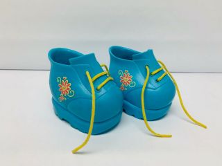 Cabbage Patch Kid Dolls Shoes Blue For 16 " Modern Cpk Collectible Doll Shoes Cpk