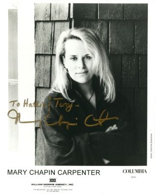 Mary Chapin Carpenter Signed Photo