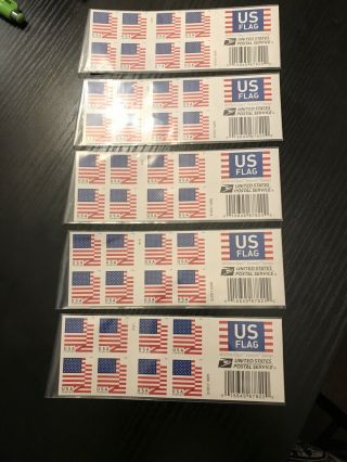 Us American Flag Forever Stamps 2018 Usps Us First Class Postage Book Of 100