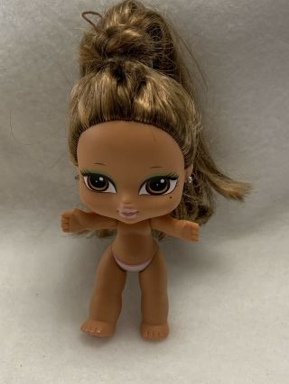 Bratz Babyz Doll Hair Flair Yasmin 5” Doll Blond Streaks Hair Brown Eyes