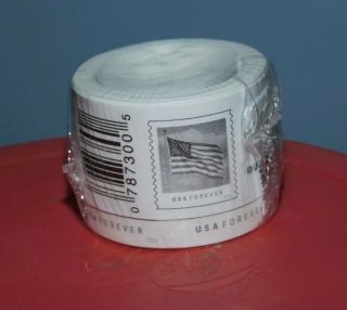 Roll Of 100 Usa First Class Forever Us Flag Stamps,  Date 2015
