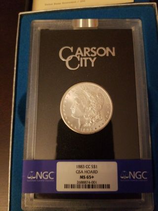 1883 Cc Ms 65,  Morgan Silver Dollar Gsa With 1883 - Cc.