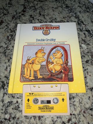 Teddy Ruxpin - Double Grubby - Book And Tape