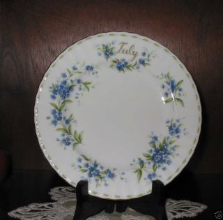 Royal Albert Flower Of The Month Plate July