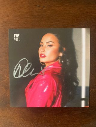 Demi Lovato Signed Autographed I Love Me Cd Insert And Cd