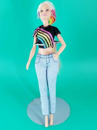 Barbie Rainbow Sparkle Hair Doll 2015