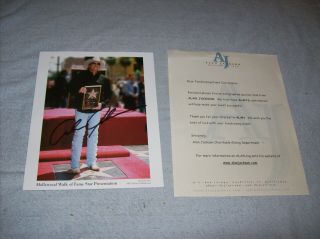 Alan Jackson Hand Signed Autographed 8x10 Photo With Letter From Management