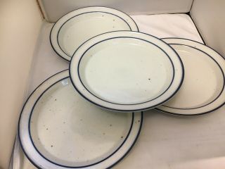 Vintage Dansk,  Blue Mist,  Set Of 4 Salad Plates