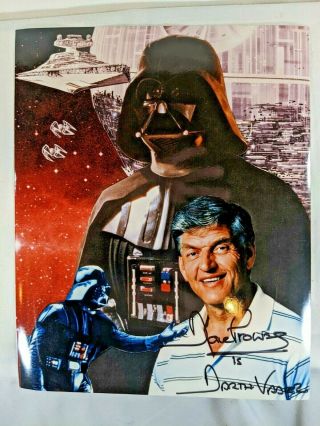 Dave Prowse Signed Photograph - Star Wars Darth Vader Autographed