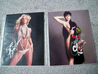 Britney Spears - Katy Perry Hand Signed 8 1/2 X 11 Color Photos (2 Photos) /