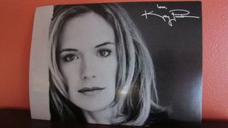 5 " X7 " Kelly Preston Signed Autograph Black & White Photo 5x7 Glossy Headshot