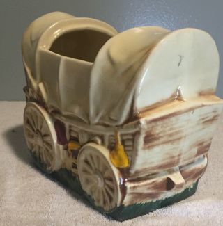 VINTAGE 50 ' s McCOY POTTERY COVERED WAGON 2